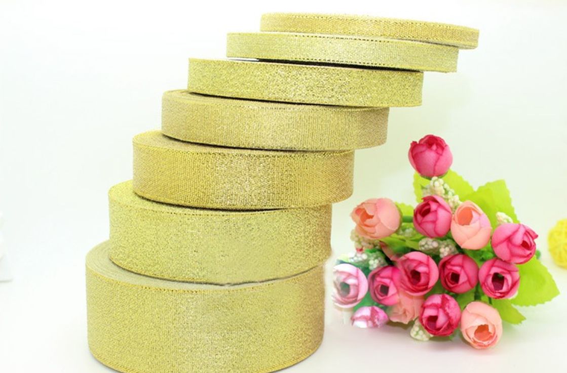 Spot Fine Gold And Silver Onion With Batch Explosive Gift Box Packaging Ribbon Golden Cake Box Ribbon Wholesale undefined