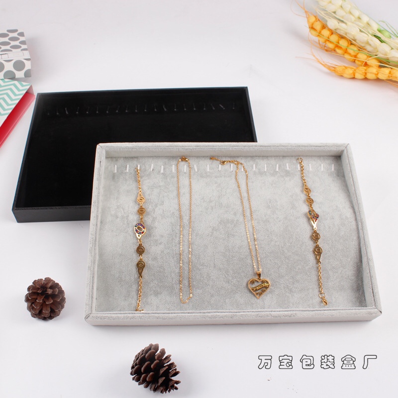 精美大项链空托盘项链展示托盘多种展示盒 酒店高档万宝包装盒厂-万宝包装盒厂-017