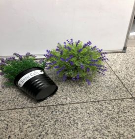2022345铁皮桶麦草仿真盆景仿真花小盆景人造摆件装饰