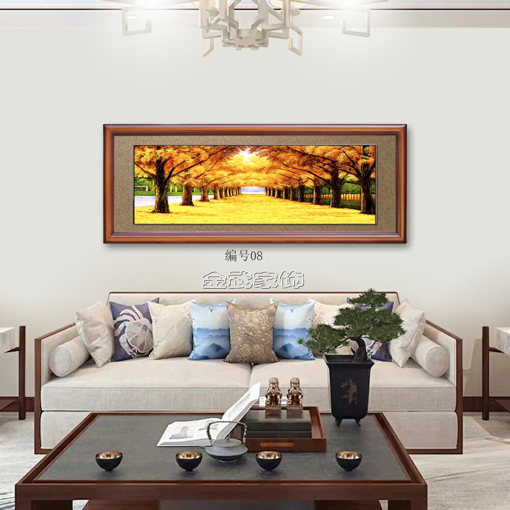 Chinese Home Decoration Seven Color Baking Paint Bronzing Craft Office Hotel Opened Qiao Move To Celebrate The Wedding Gift Classical Large Plaque undefined