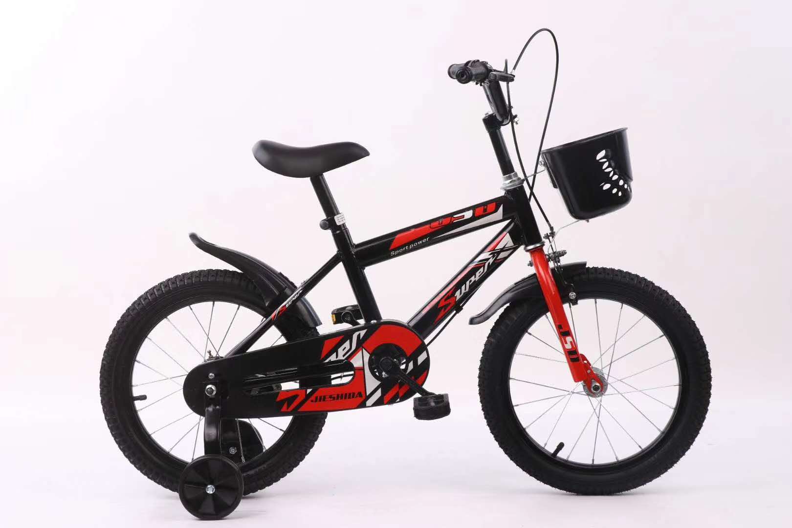 自行车促销款童车20寸男女款儿童自行车带车篮