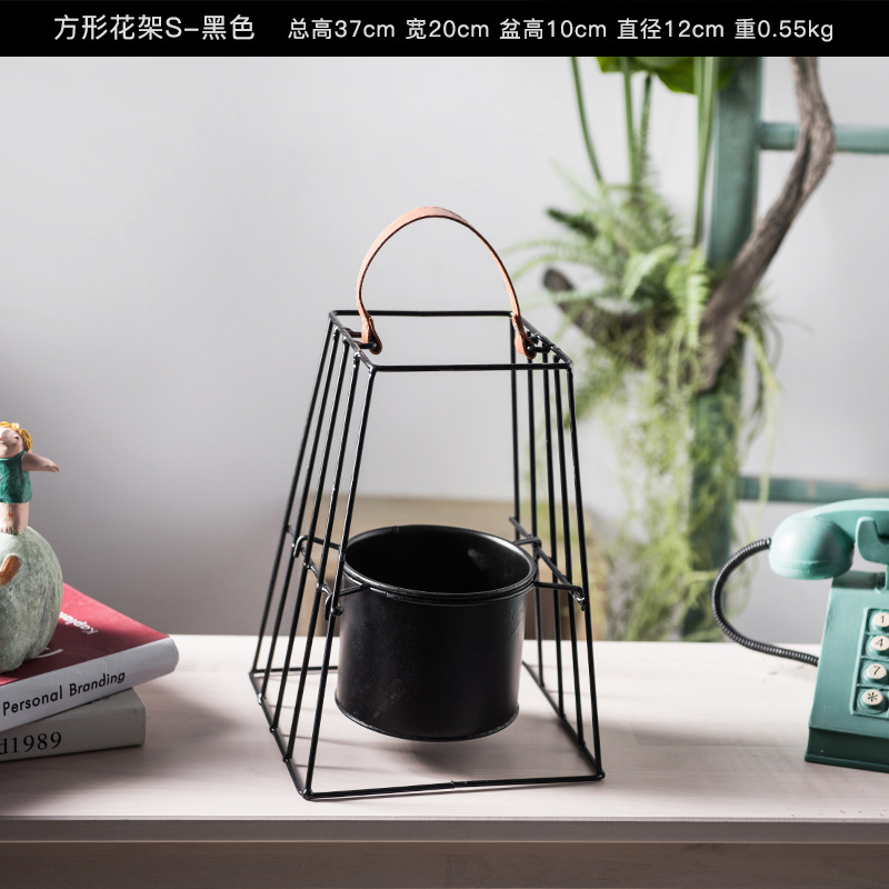 灯笼铁艺盆子