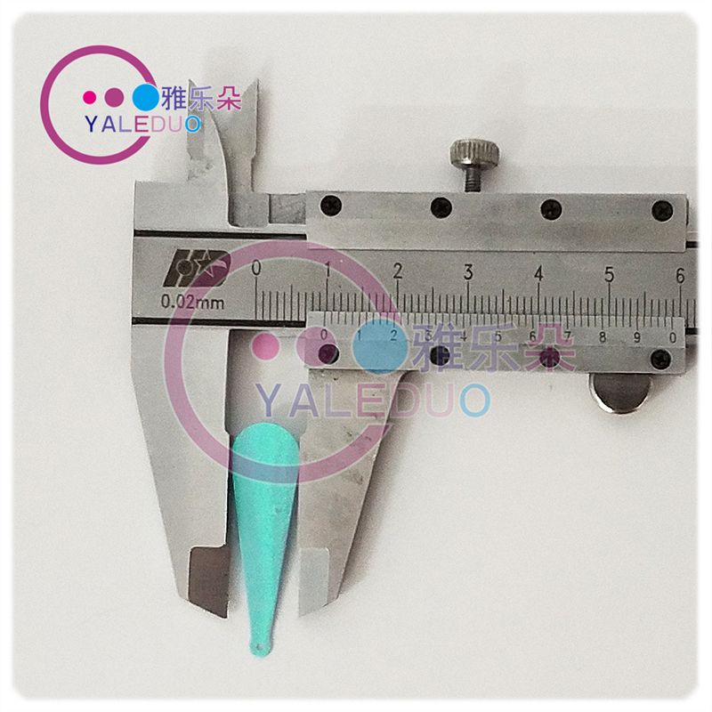 Mixed-color PVC10x33mm oval long stick sequin earrings, clothing props, DIY handmade accessories, materials and accessories Specification image