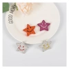 Ceramic clay creative accessories -37mm and 27mm five-pointed star smiling faces Item Picture