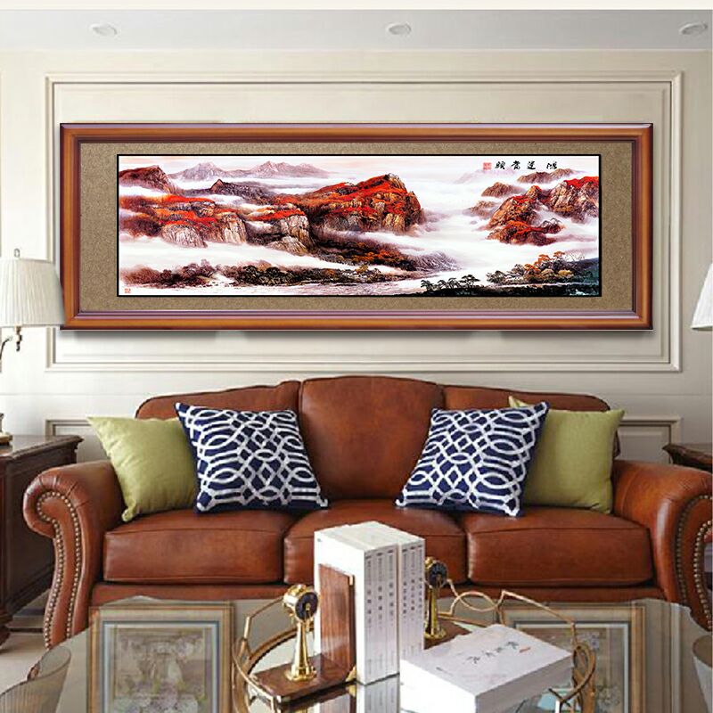 Chinese Home Decoration Seven Color Baking Paint Bronzing Craft Office Hotel Opened Qiao Move To Celebrate The Wedding Gift Classical Large Plaque undefined