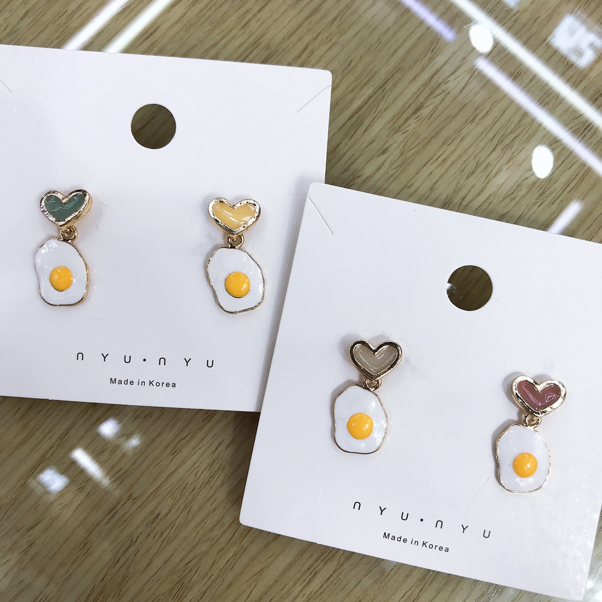 网红爆款女煎蛋桃心时尚款