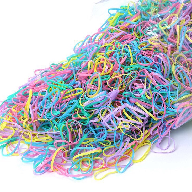 Mb-4024 Spring color rubber band, 2.5cm in diameter, 2mm in thickness, 70silk, 1kg or so, 2kg in 1 bag, and 1 bag for batch. Please note that the price of this product is for catty when placing an order. Thickening, quality is also strengthened, new material and constantly, welcome to buy! thumbnail