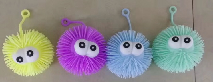 义乌好货 厂家直销大眼密毛毛球马卡龙色系厂家直销新款新色系