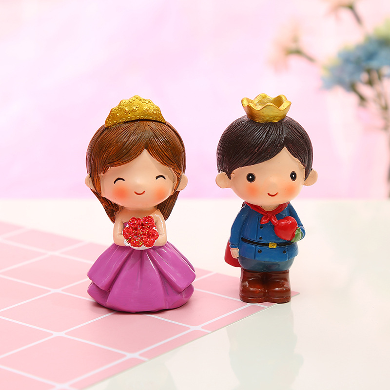 烘焙蛋糕装饰天使套娃小天使娃娃摆件 男孩女孩创意工艺品批发图