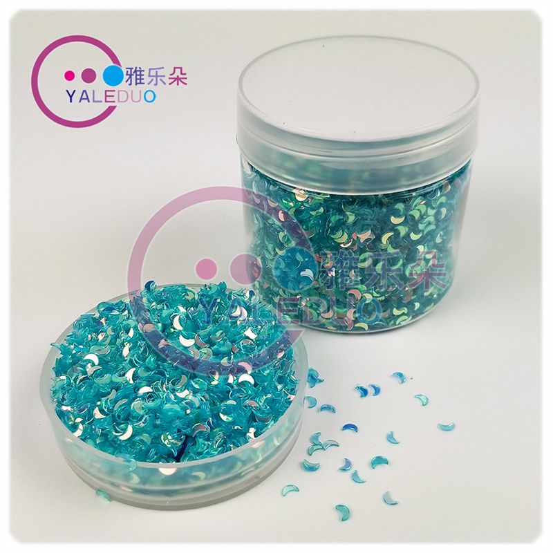 3mm crescent-shaped sequin nail art beads, diy handmade accessory materials, evening T stage, wedding dress, epoxy resin accessories details Picture