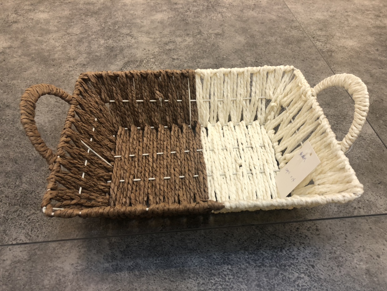 编织花篮餐巾圈仿真芦苇一盆花草编包手工艺家居装饰用品产品图