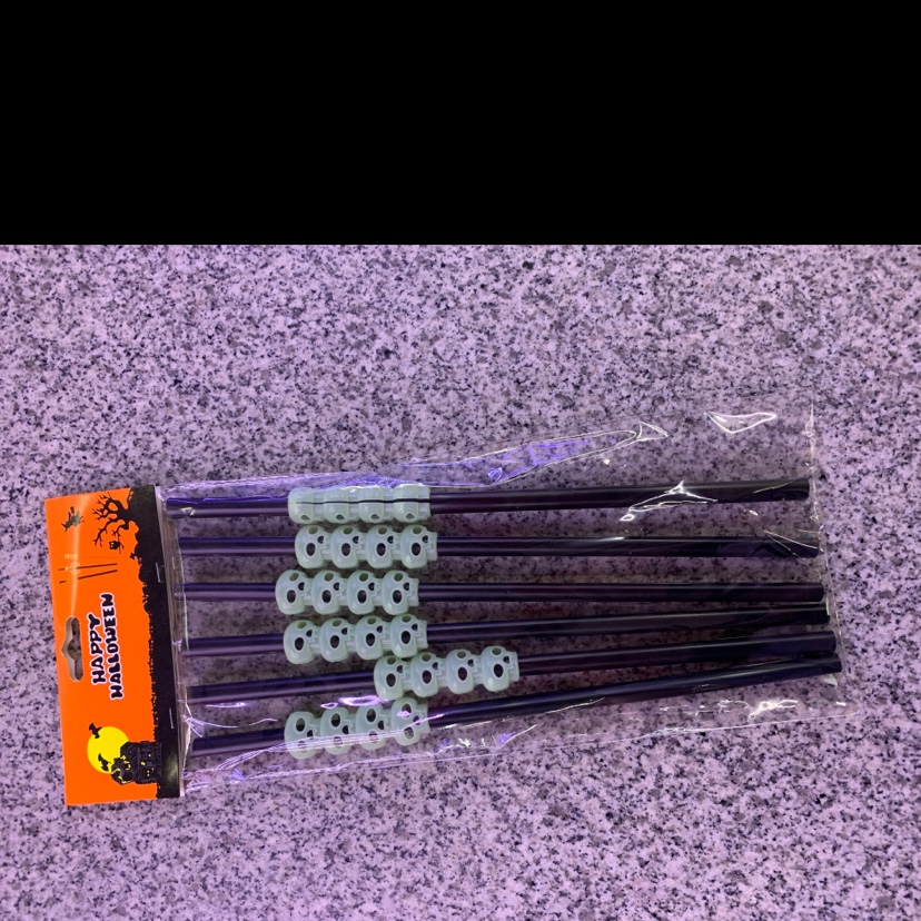 万圣节吸管，万圣节道具，派对用品图