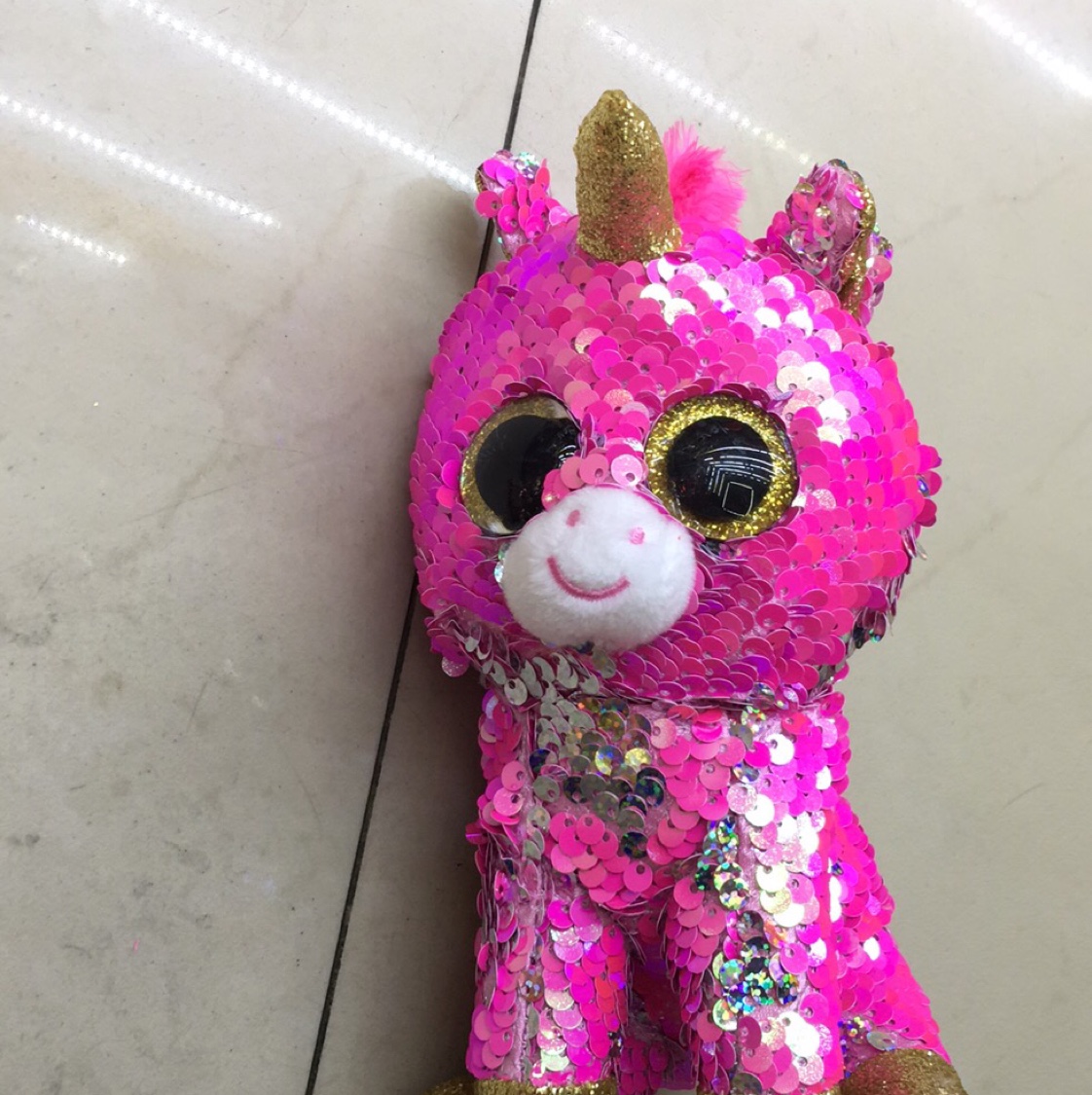 Plush toy with sequined unicorn, a great gift choice 22 Specification image