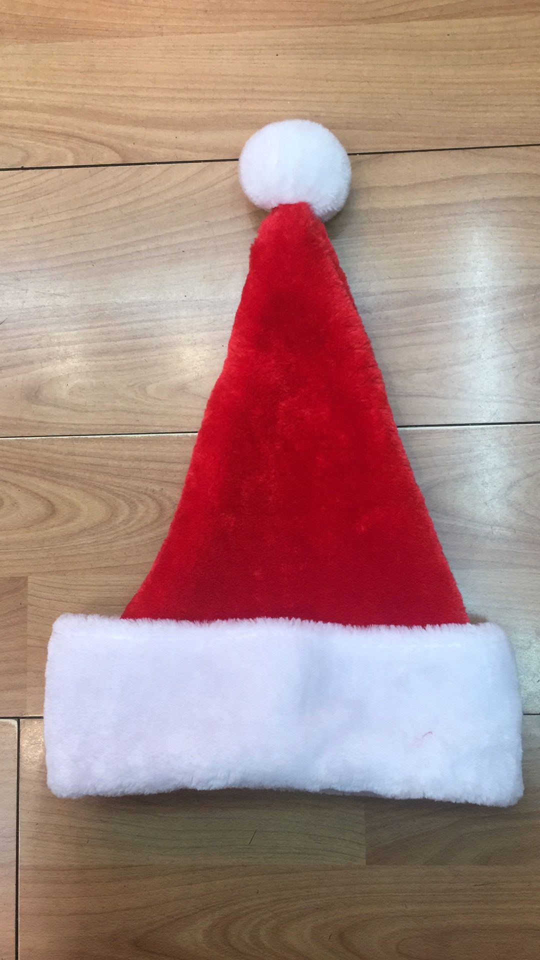 Santa hat short hair down wool hat thick Christmas party Santa hat manufacturers direct thumbnail