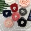 Ancient style hairpin accessories cloth flowers retro Chinese clothing decoration disk hair ring hairpin DIY flower ornaments thumbnail