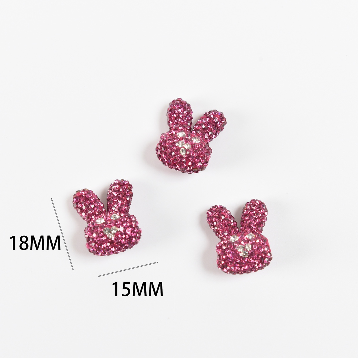 Creativity in pottery clay. Big hole creative accessory little rabbit.