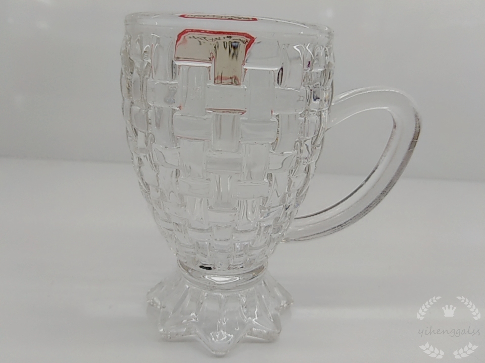 Factory direct sales of wine tea cups with handles and engraved patterns 131 Item Picture