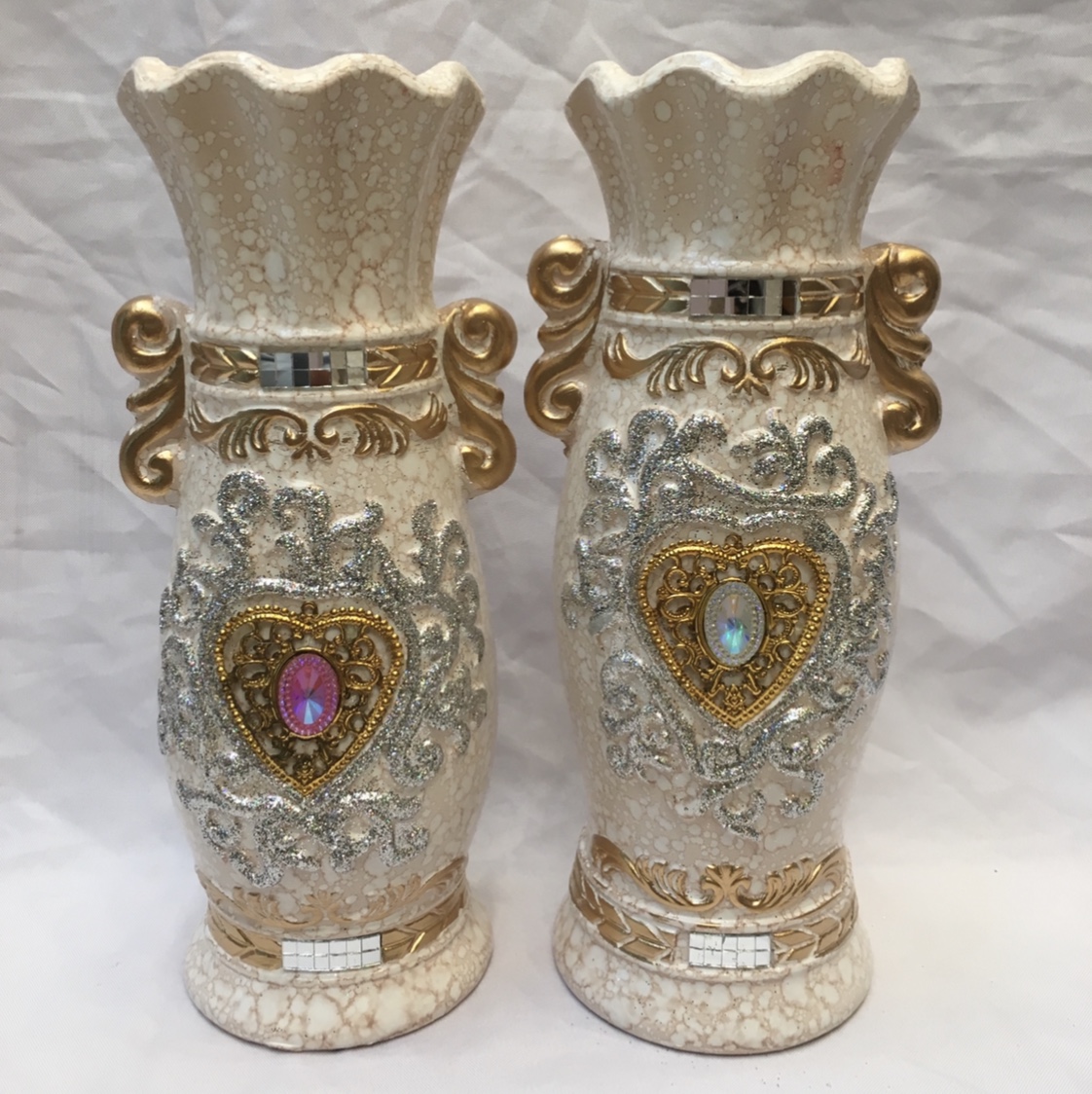 Golden Castle vase 30cm ceramic vase simulation flower device simulation flower 30cm ceramic vase Lacquer vase suitable for shower shop and home counter arrangement flower vase with dried flower vase