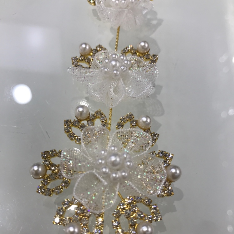 New Korean Headband Bridal Headwear Mori Mori Hair Band Headflower Super Hair Hair Accessories Wedding Dress Wedding Accessories Specification drawing