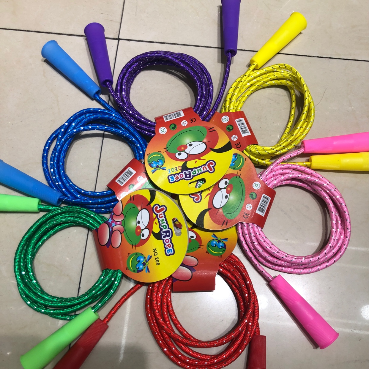 Children skip rope