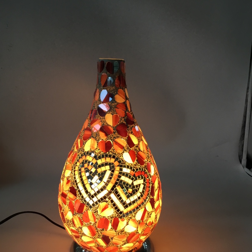 Mosaic pasted glass lamp