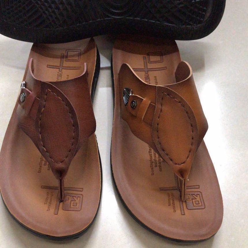 Men's beach shoes, new men's slippers details Picture
