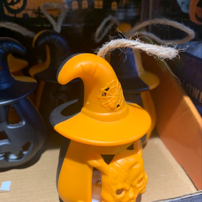 万圣节灯南瓜灯亚马逊选品电子灯七彩万圣节装饰