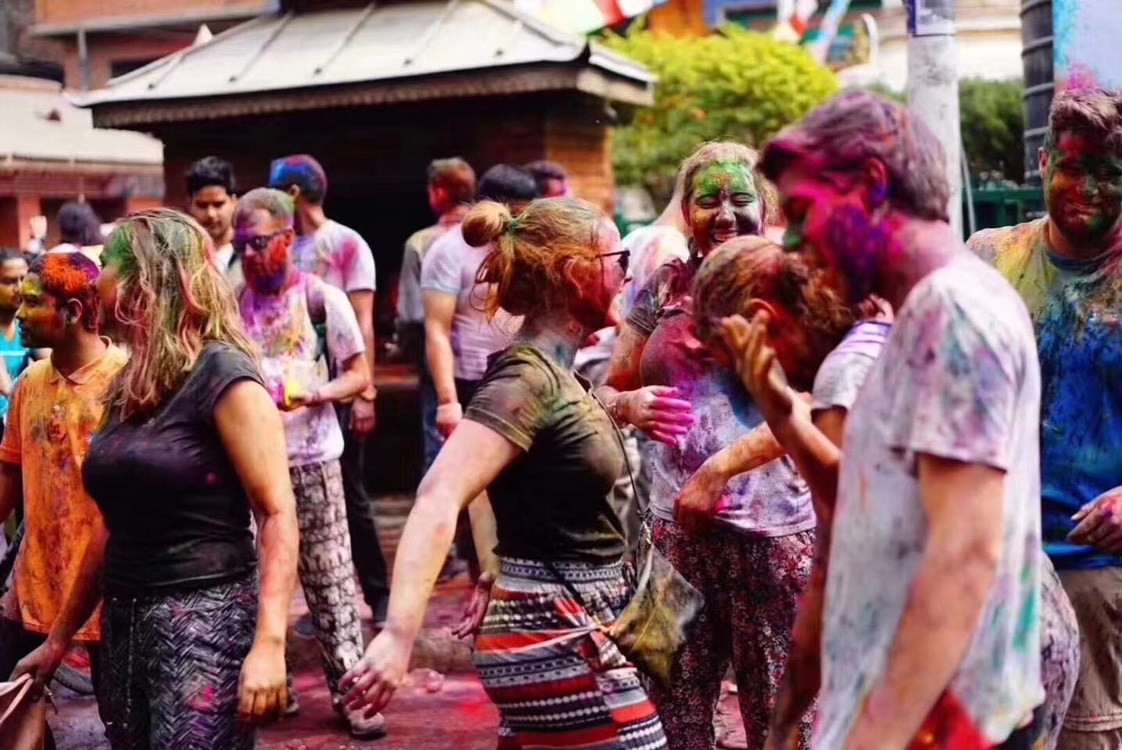 彩色玉米粉 礼花 40cm 透明管 彩跑粉 狂欢节 万圣节 适用于各种狂欢节日详情图6