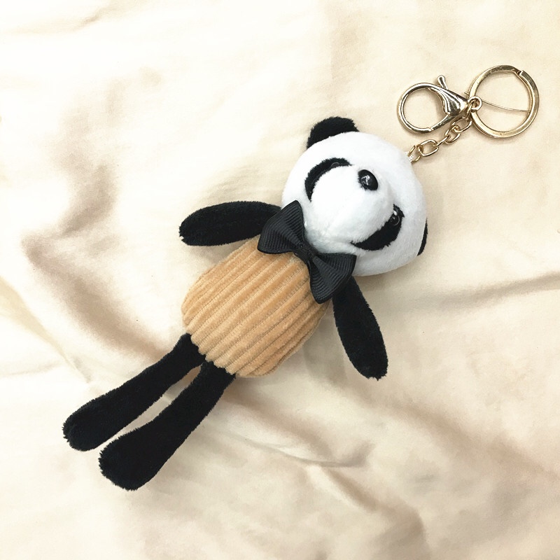 Explosivo peluche bondadoso 18cm panda llavero bolsos nuevos colgantes ropa accesorios bouquet caja de regalo pequeños regalos ofertas Application Scenario