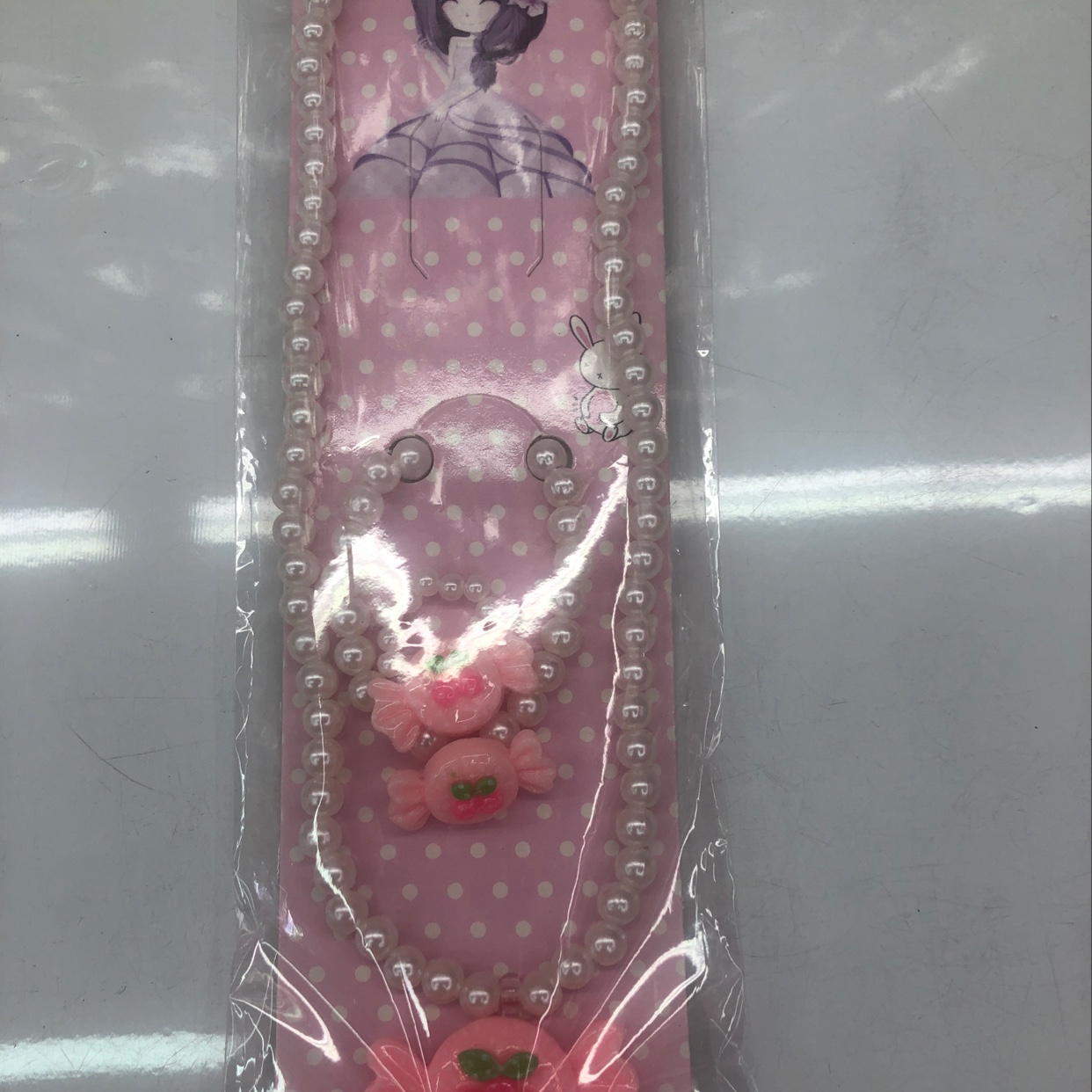 手工艺品 珍珠项链 碧玺4mm 珍珠蝴蝶结配件 精致饰品 珍珠蝴蝶结项链 手工制作材料包珍珠项链珍珠项链珍珠项链详情图1