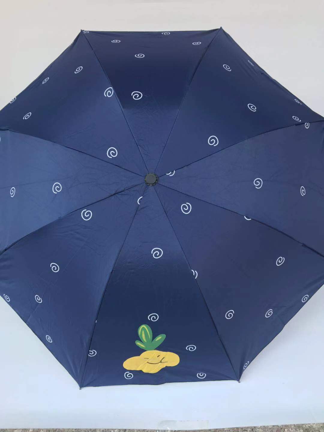 0322 Black vinyl Fresh Umbrella details Picture