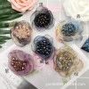 Korean version of clothing accessories net gauze crystal cloth flower DIY hair ornaments hair net hairpin formal brooch tray thumbnail