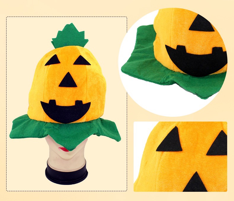 Halloween hats, masquerade party props, bar decorations and costumes, pumpkin hats, witch hats, wizard hats undefined