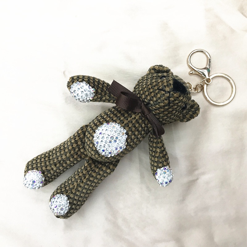 Direct sales from the manufacturer of best-selling 20 cm diamond teddy bear plush toys and cloth dolls details Picture