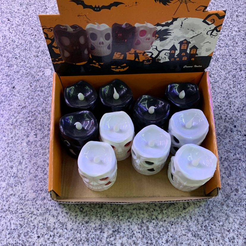 Halloween Skeleton candlestick