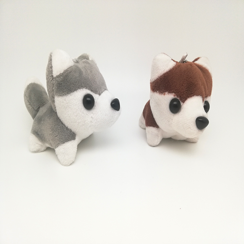 Cute plush husky pendants, car keychains, backpack decorations, wedding scattering gifts, clothing accessories, dolls detail image 3