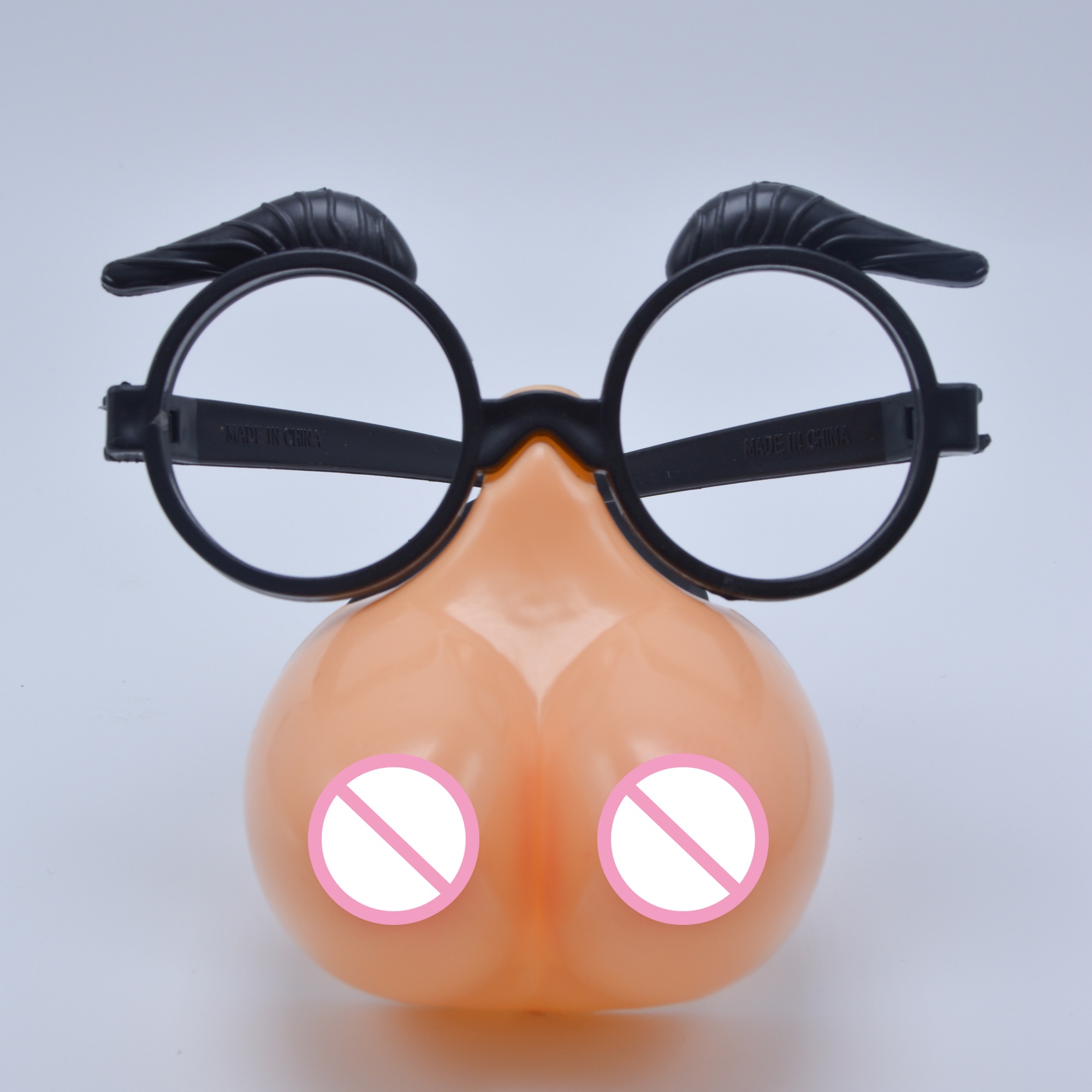hen party Bar KTV props Erotic chest glasses details Picture