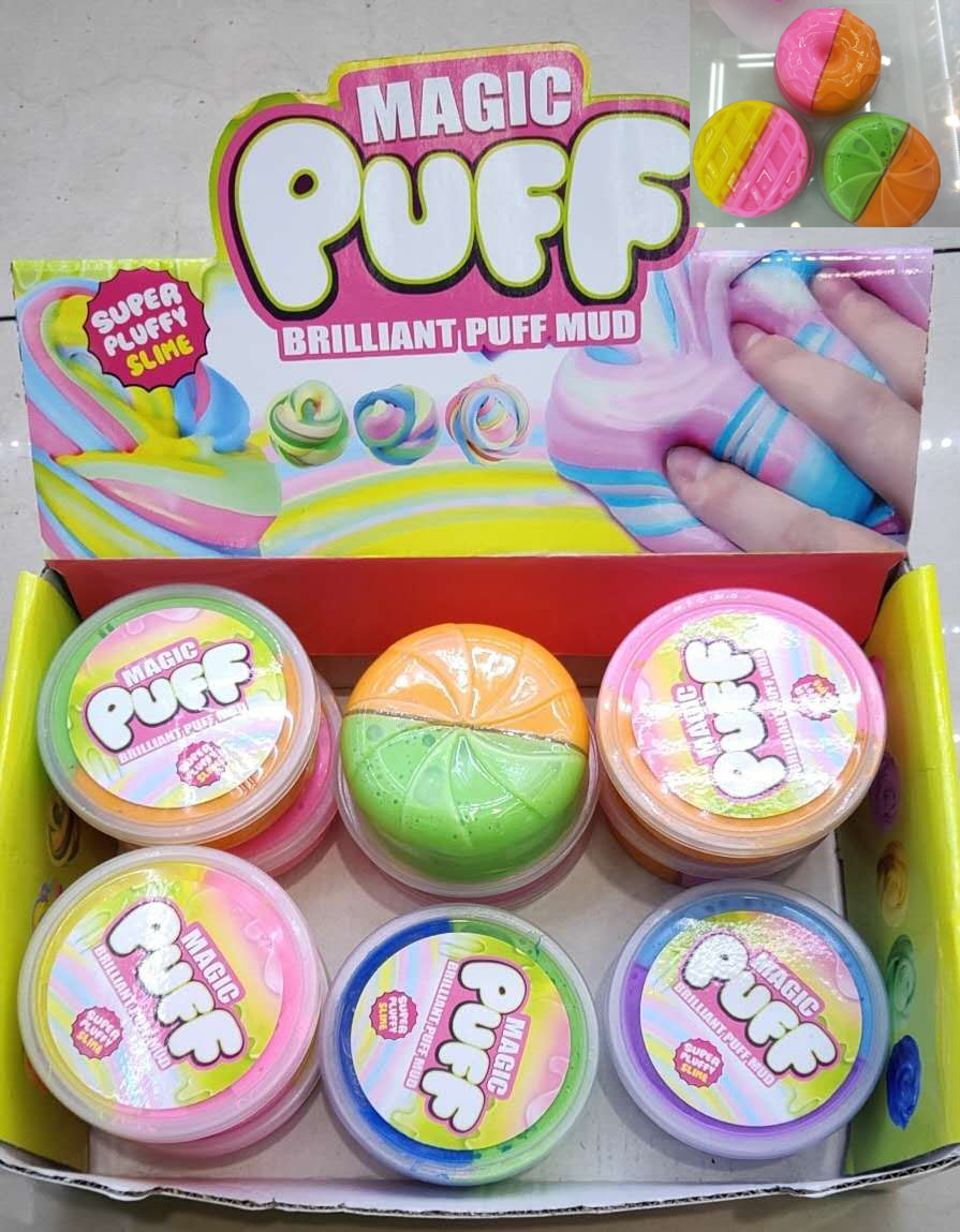 Factory direct sale of children's toys with double trellis puffs