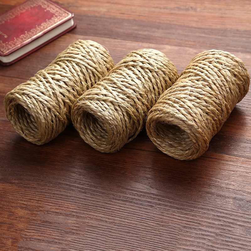 天然优质3mm粗剑麻绳 猫爬架 地毯编织绳详情图1