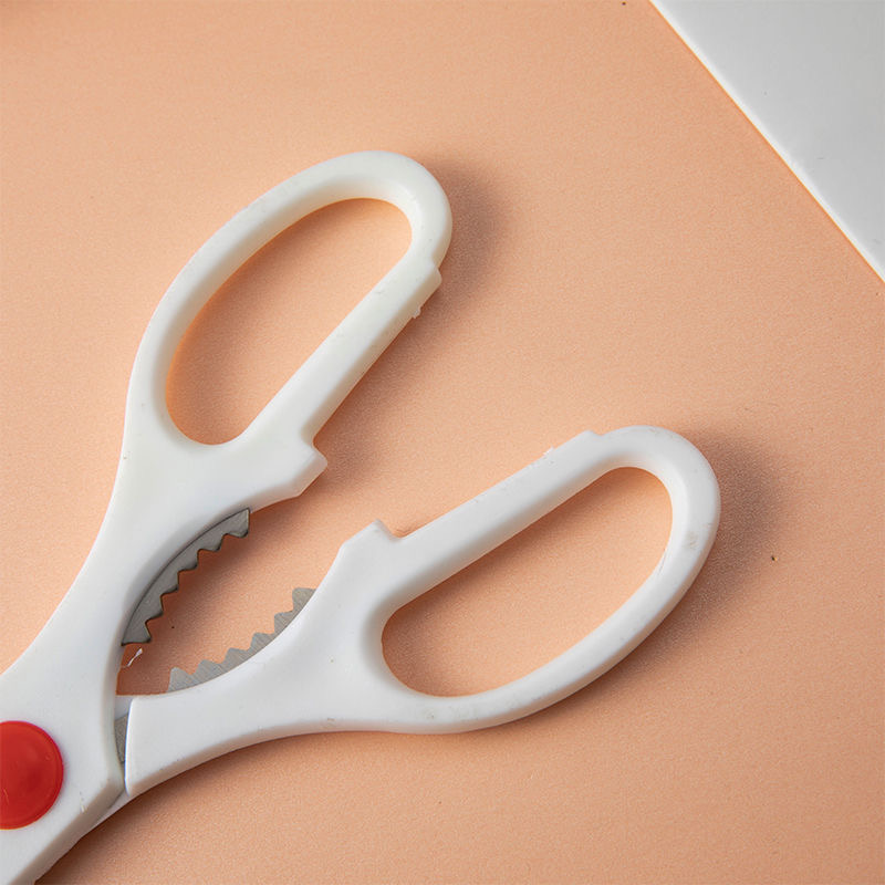 家用剪刀 厨房剪刀 红蜻蜓办公文具剪刀  紫荆花厨房剪详情图4