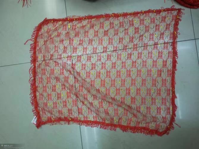 Red Veil Wedding Supplies