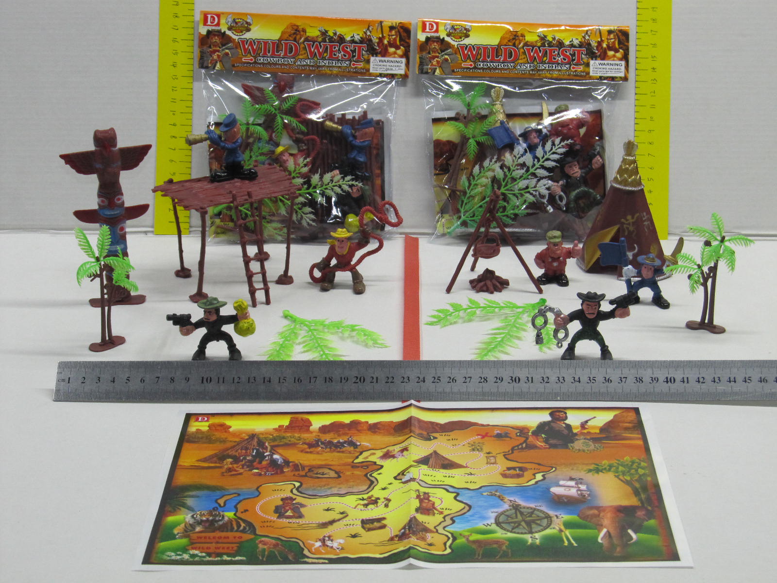 儿童玩具西部牛仔印第安人系列3