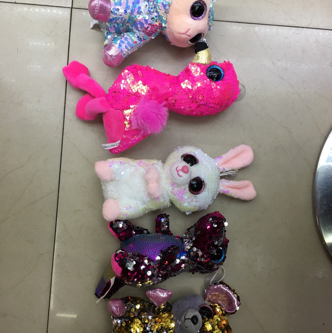 Plush toy figurines, dolls, sequined series - excellent gifts Specification image