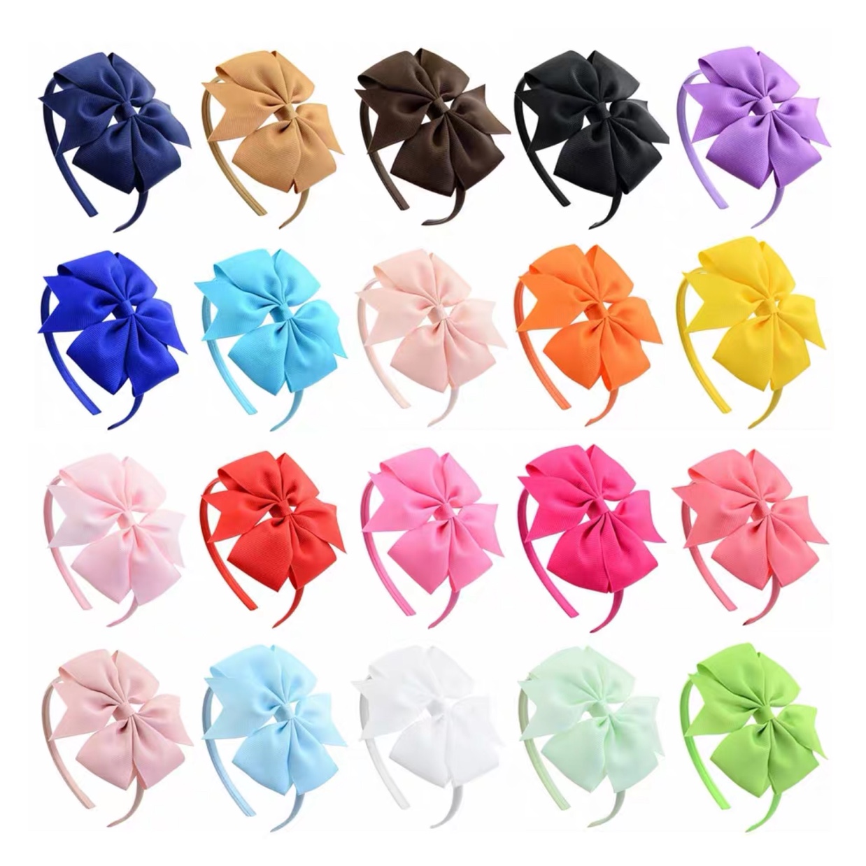 Fishtail big bow children hair hoop hair accessories baby headband girl headband thumbnail