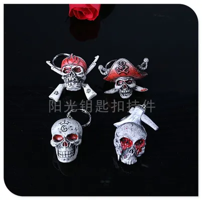 Hot style one piece king theatre version skeleton toy doll skeleton skateboard key chain manufacturer direct sale thumbnail
