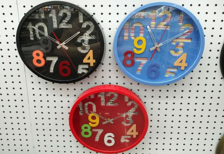 Fashion digital color wall clock thumbnail