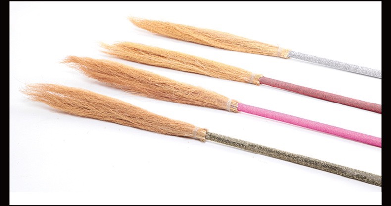 Halloween props and supplies, masquerade ball performance, costume cosplay, witch broom, magic broom, witch broom