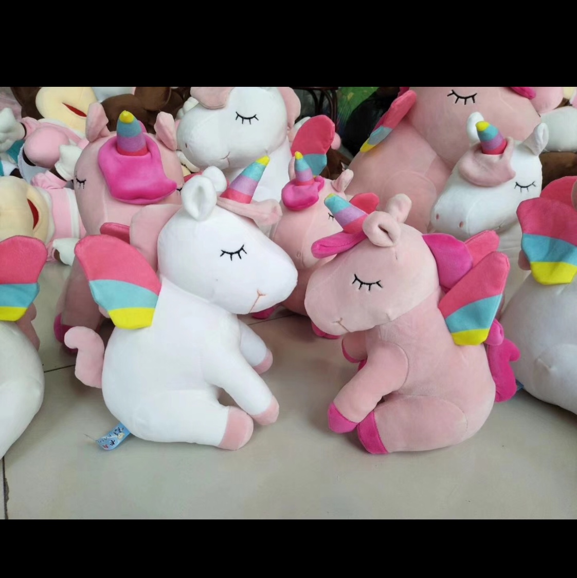 Plush toy figurines, dolls, and glowing unicorns are excellent gifts details Picture