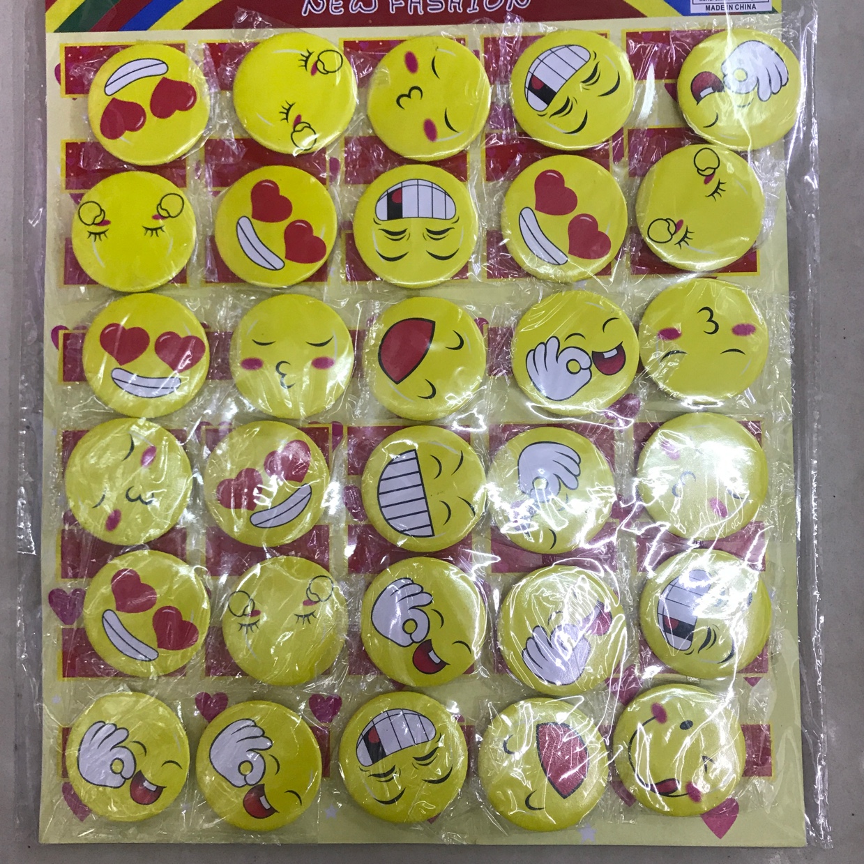 4.5 CM QQ expression smiling30PCS thumbnail