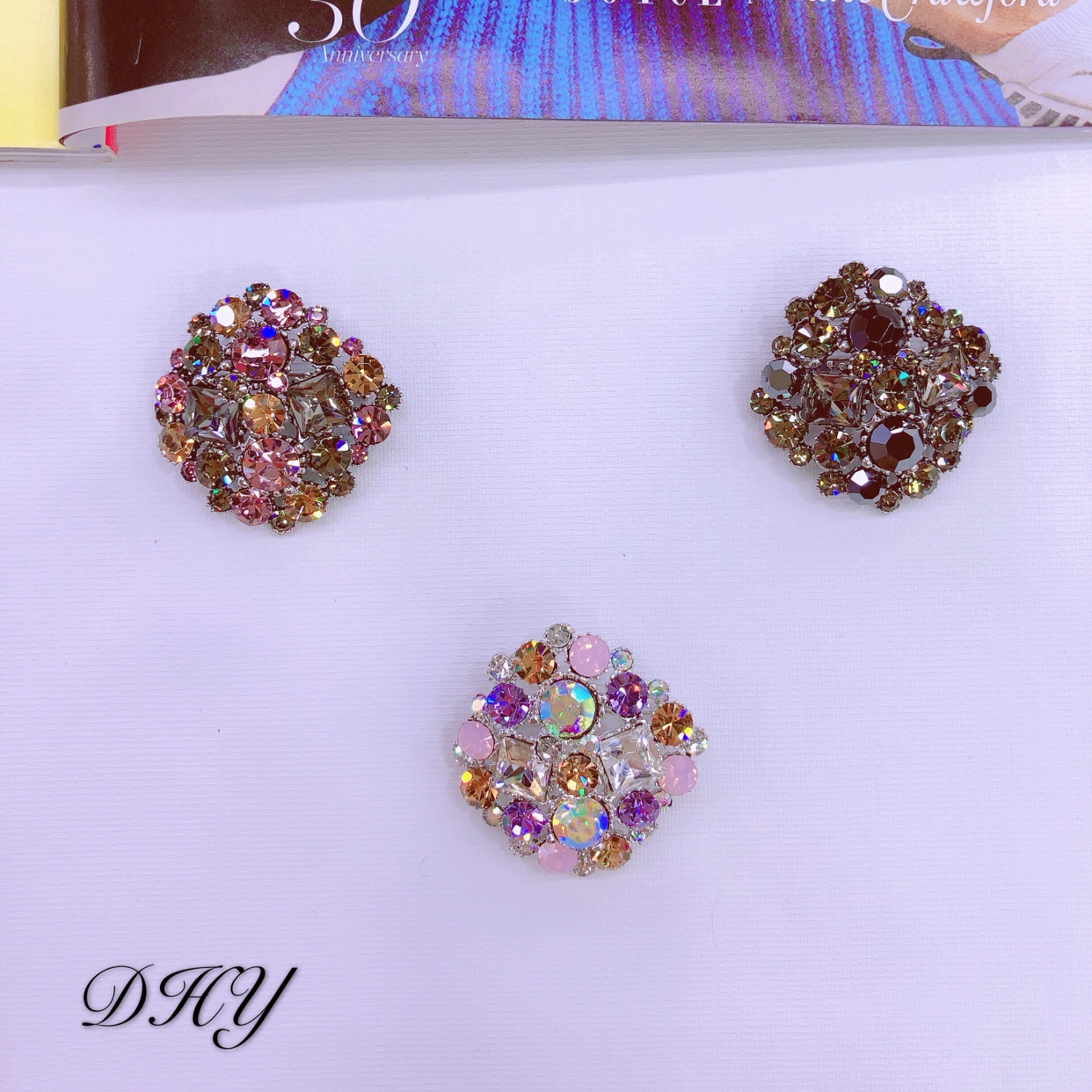 Czech Diamond high - end fashion brooch thumbnail
